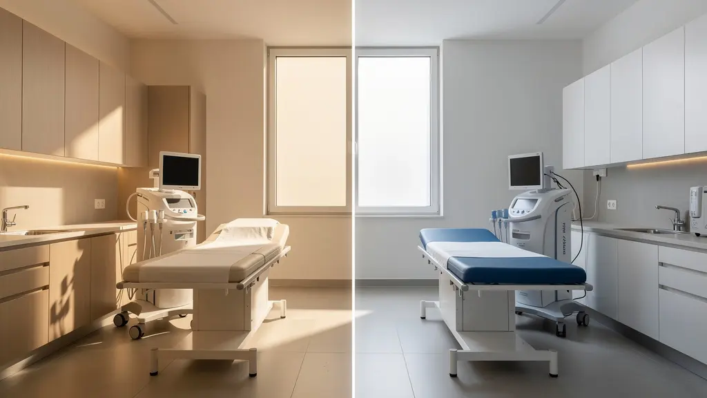 Comparaison visuelle des structures de coûts médicaux entre la Turquie et la Suisse