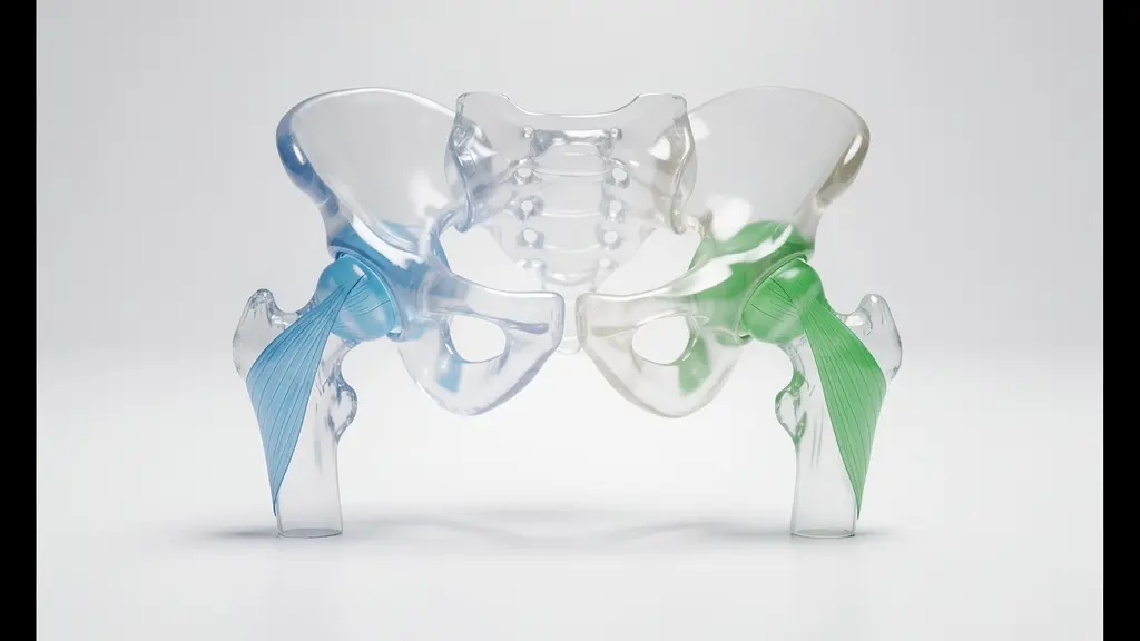 Comparaison anatomique des voies d'abord antérieure et postérieure sur modèle 3D