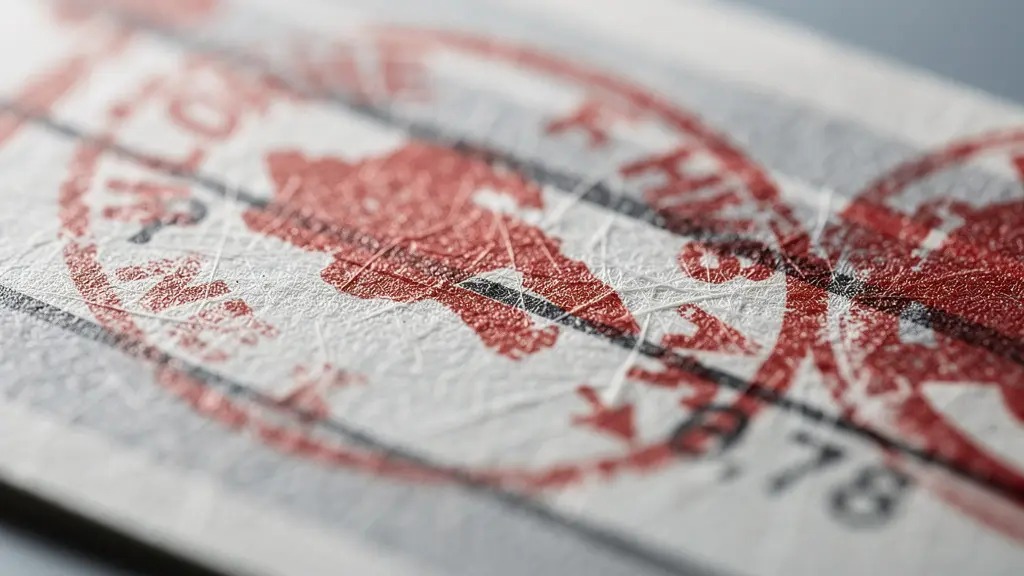 Gros plan sur des documents d'assurance avec tampons de refus flous